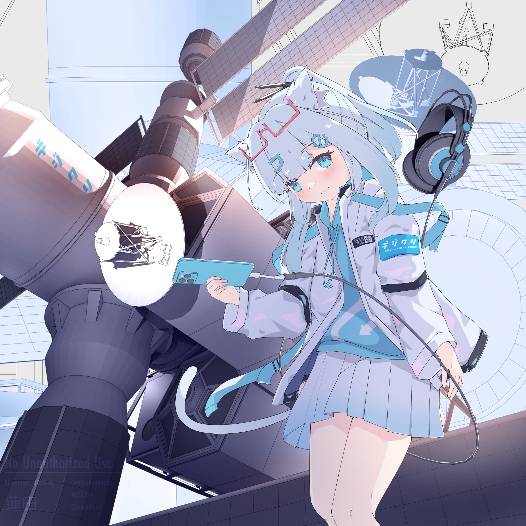 四工大コンピ CDラベル用イラスト