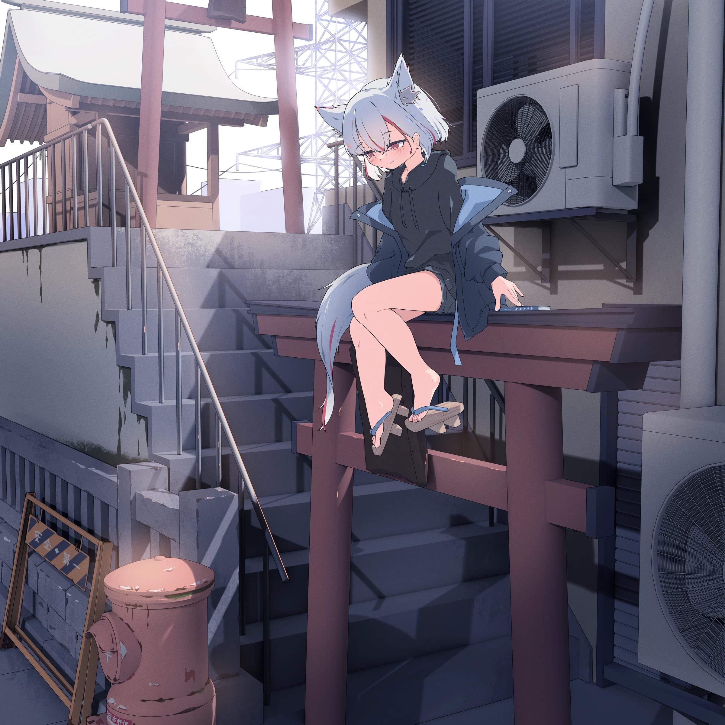 大隠は朝市に隠る